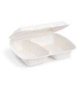 Menu box (cukrová třtina) 2dílný 241 x 202 x 70 mm 1000ml [50 ks]